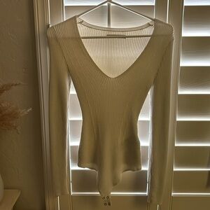 abercrombie crème bodysuit